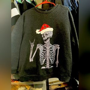 Skeleton Santa sweatshirt